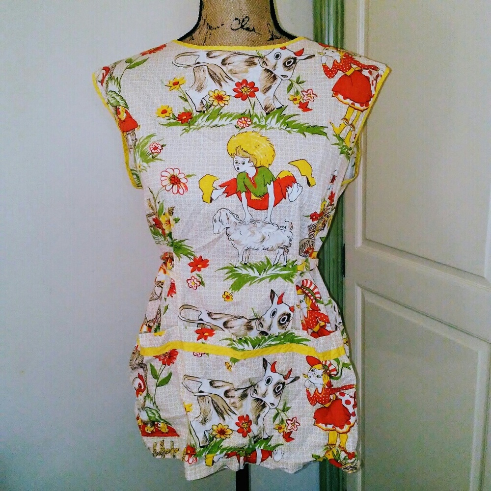 Vintage Country Apron Top